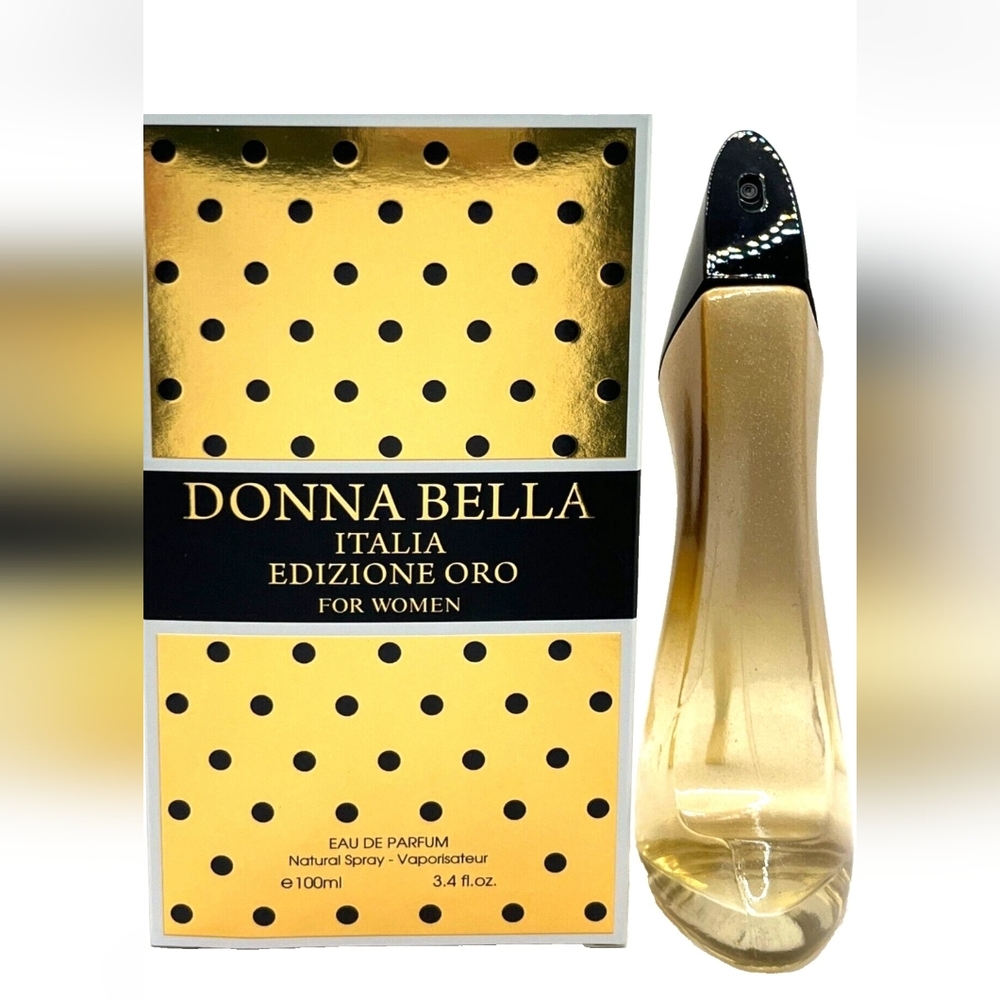 DONNA BELLA ITALIA EDIZIONE ORO EAU DE PARFUM SPRAY FOR WOMEN 3.4 Oz / 100 ml